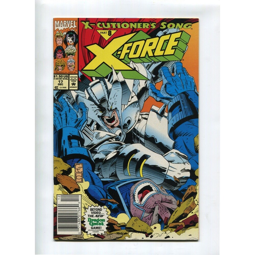 X-Force #17 Marvel Comics  1992 Newsstand Edition Comic Book